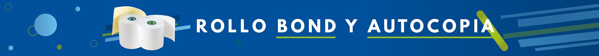 Rollo Bond y Autocopia